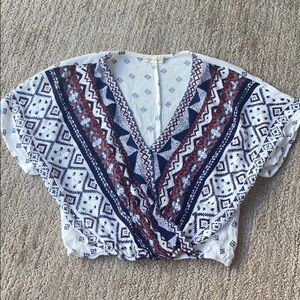 Crop Top with pattern